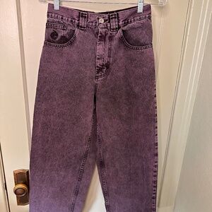 Polar Skate Company, Big Boy purple/black denim, size XXS